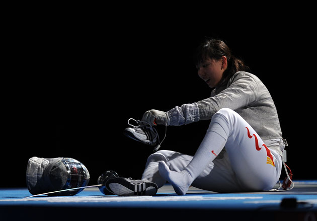 捷克女子击剑选手智取千里获得银牌