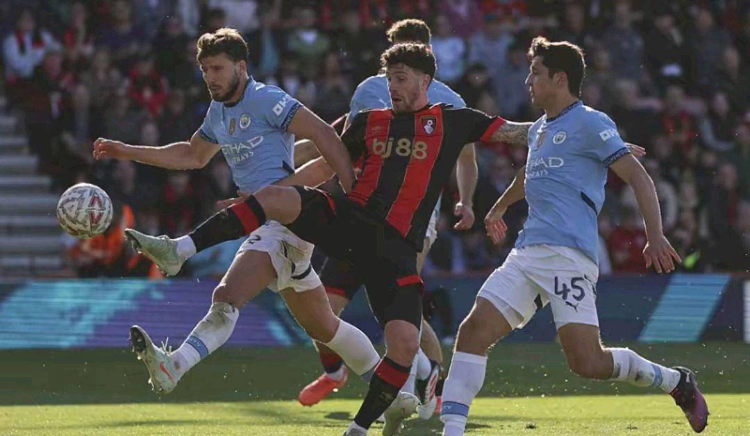 PG中国登录入口-曼城客场轻取伯恩茅斯，继续追赶领头羊